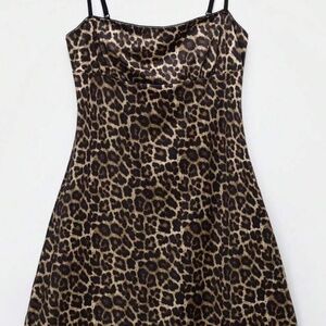 Leopard Print Mini Dress
